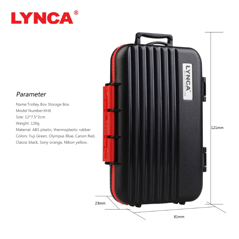 กล่องใส่การ์ด LYNCA KH6 MEMORY CARD BOX